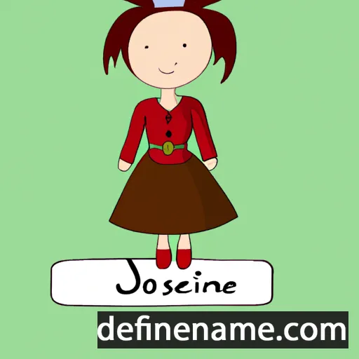 cartoon of the name Jozefine