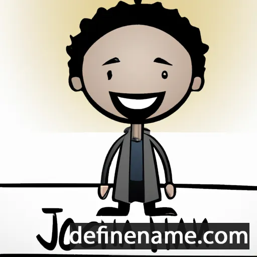 cartoon of the name Joziah