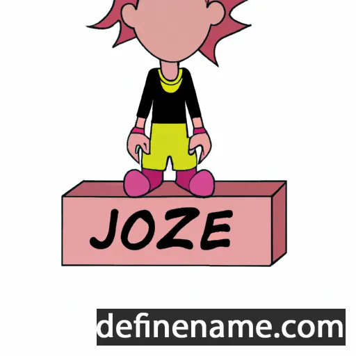 cartoon of the name Jozien