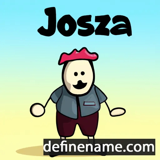 cartoon of the name Jozsa