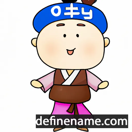 cartoon of the name Ju-gyeong