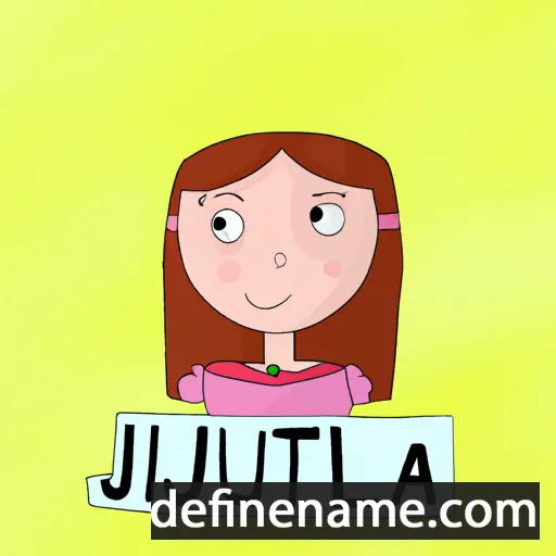 cartoon of the name Júlíetta