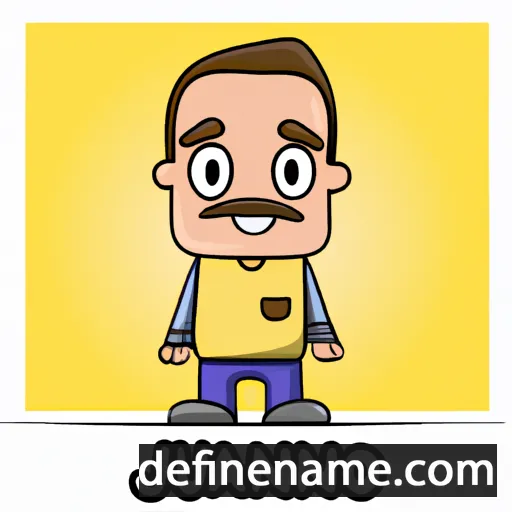 cartoon of the name Juanjo