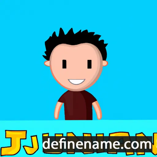 cartoon of the name Juanvi