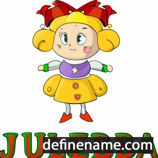 cartoon of the name Jubelina