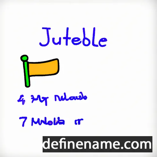 cartoon of the name Jubilee