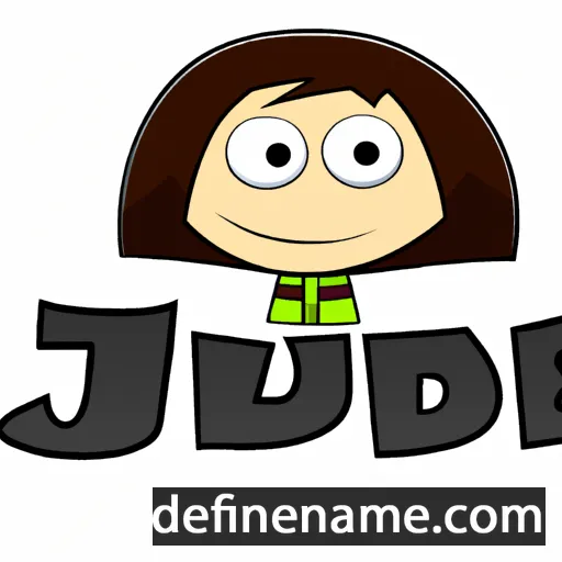 cartoon of the name Judee