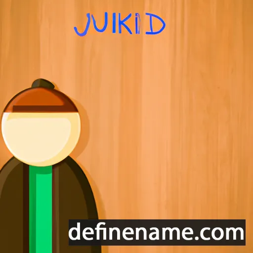 cartoon of the name Judkin