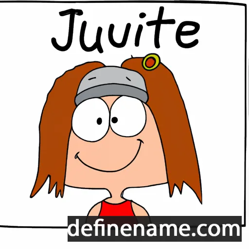 cartoon of the name Juette