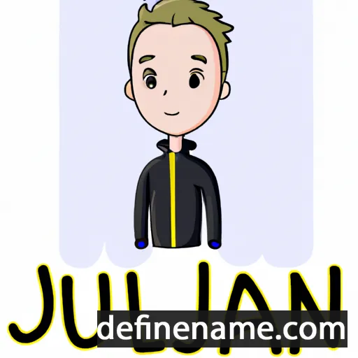 cartoon of the name Julian