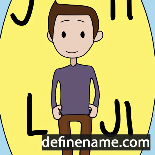 cartoon of the name Juliën