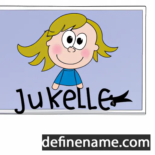 cartoon of the name Julieke