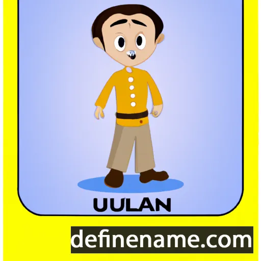 cartoon of the name Juluan