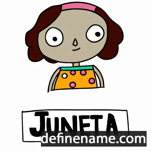 cartoon of the name Juneta