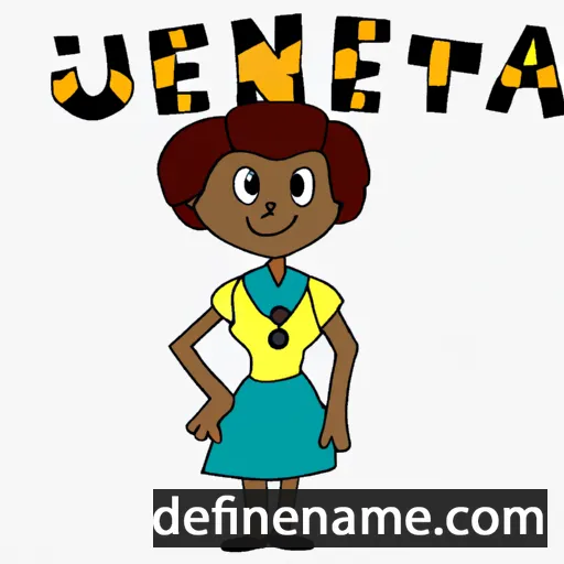 cartoon of the name Junetta