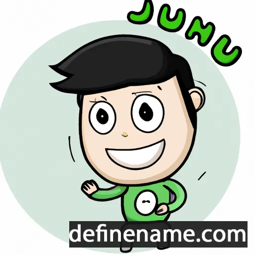 cartoon of the name Junjun