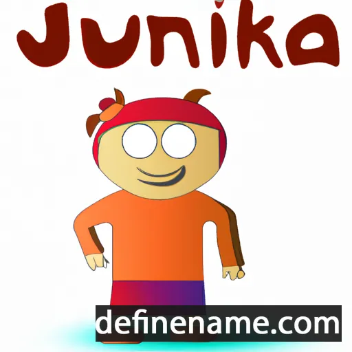 cartoon of the name Junka