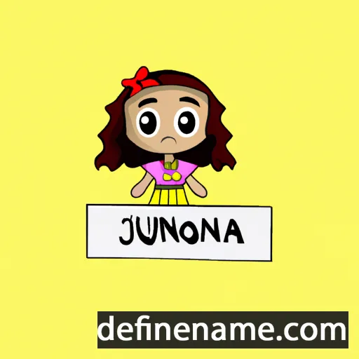 cartoon of the name Junona