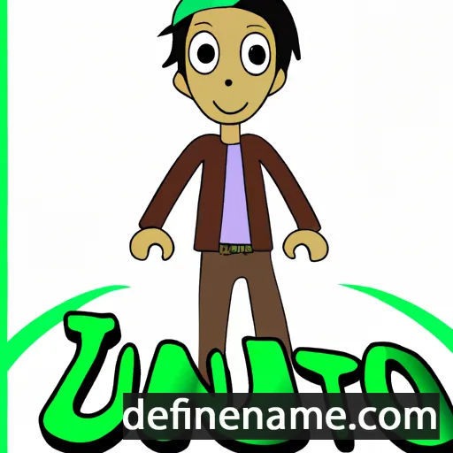 cartoon of the name Junot