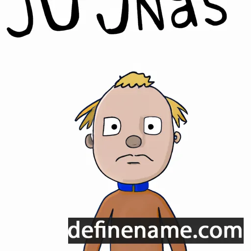 cartoon of the name Juonas