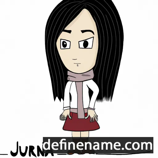 cartoon of the name Jurania