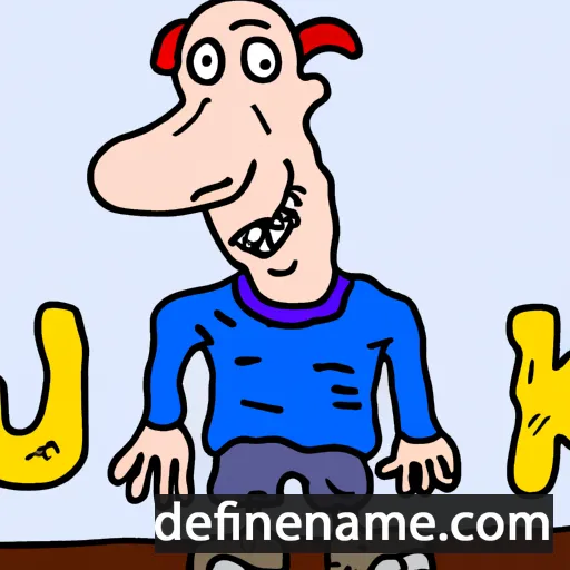 cartoon of the name Jurk