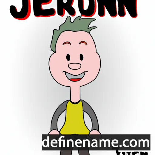 cartoon of the name Jurrien