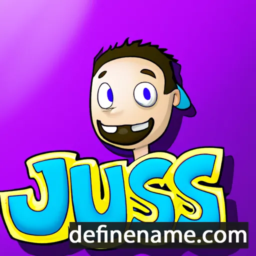 cartoon of the name Juss