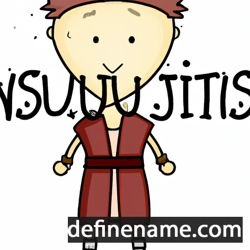 cartoon of the name Justianus