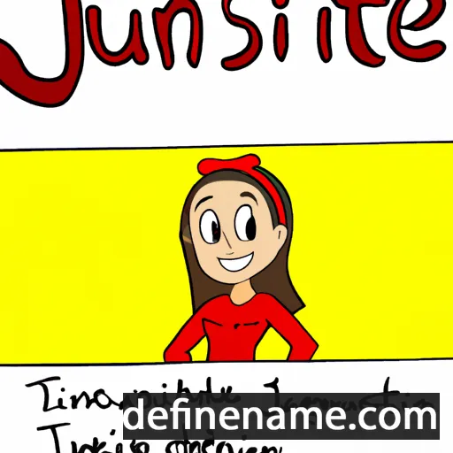 Justinee cartoon