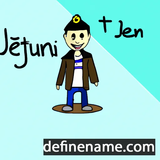 cartoon of the name Jüstinyen