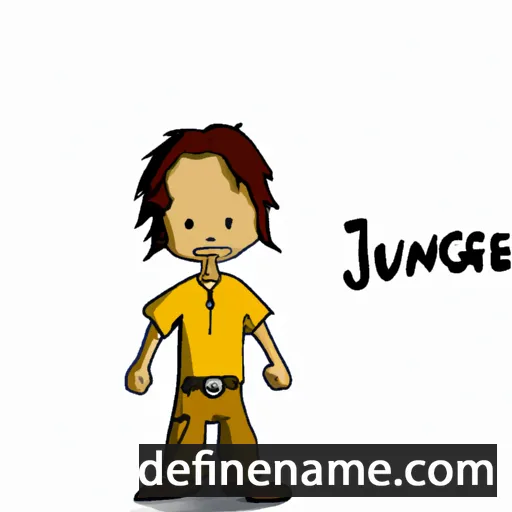 cartoon of the name Juvence