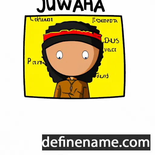 cartoon of the name Juwariah