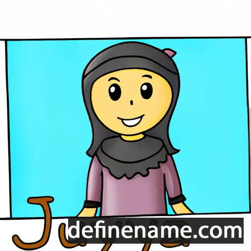 cartoon of the name Juwayriyya