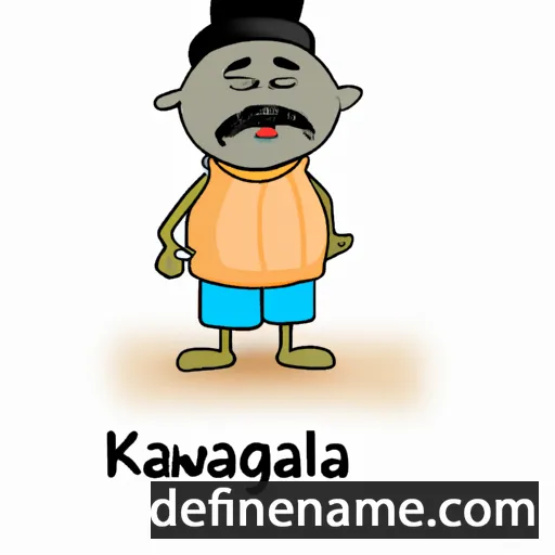 cartoon of the name Kagwala