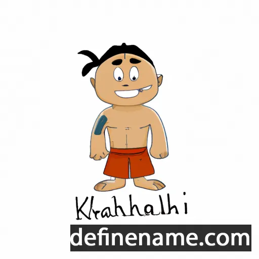 cartoon of the name Kahekili