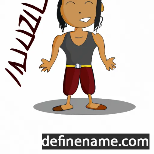 cartoon of the name Kaiali'i