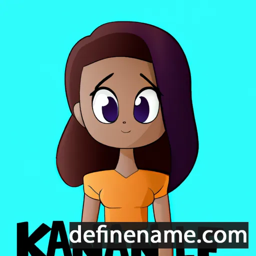 cartoon of the name Kaiane