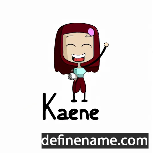 cartoon of the name Kaiene