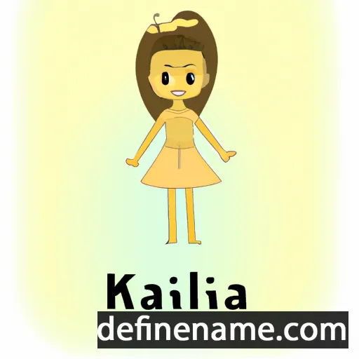 Kaikilia cartoon