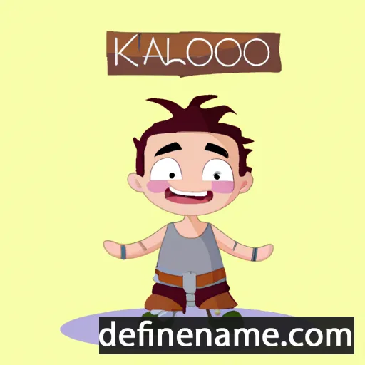 cartoon of the name Kaikoa