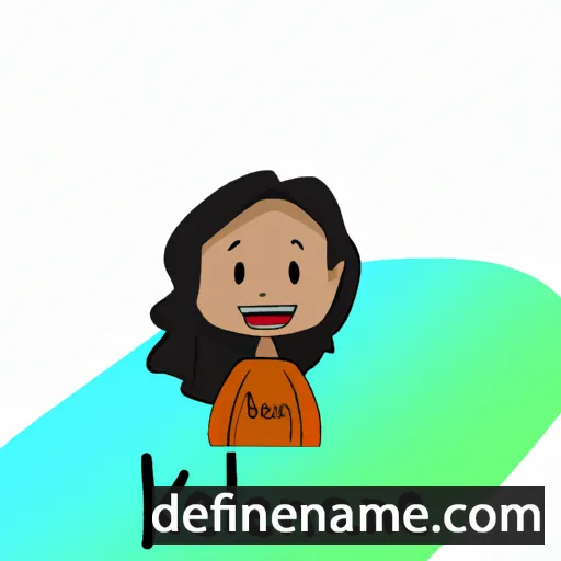 cartoon of the name Kaileena