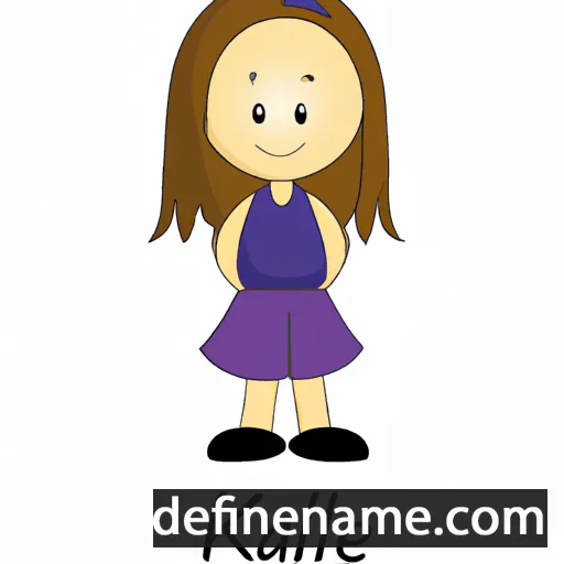 cartoon of the name Kailie