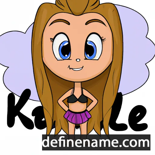 cartoon of the name Kaillee