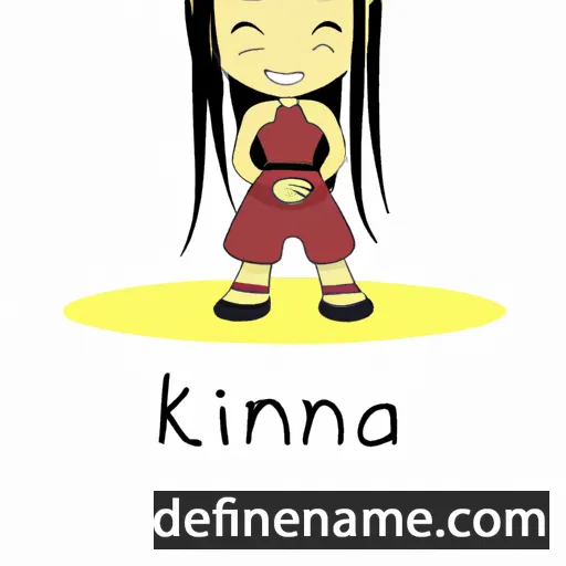 cartoon of the name Kainna