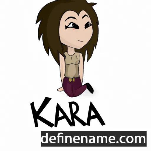 cartoon of the name Kaira