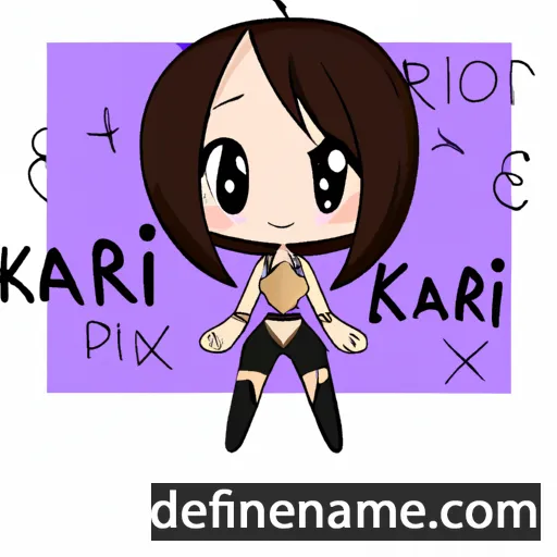 cartoon of the name Kairi