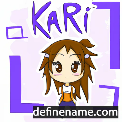 cartoon of the name Kairi