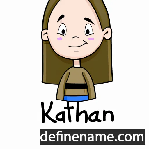 cartoon of the name Kaitlan