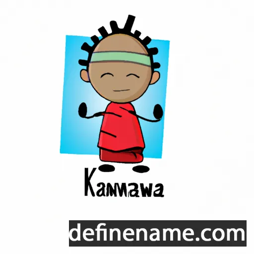 cartoon of the name Kakwanzi